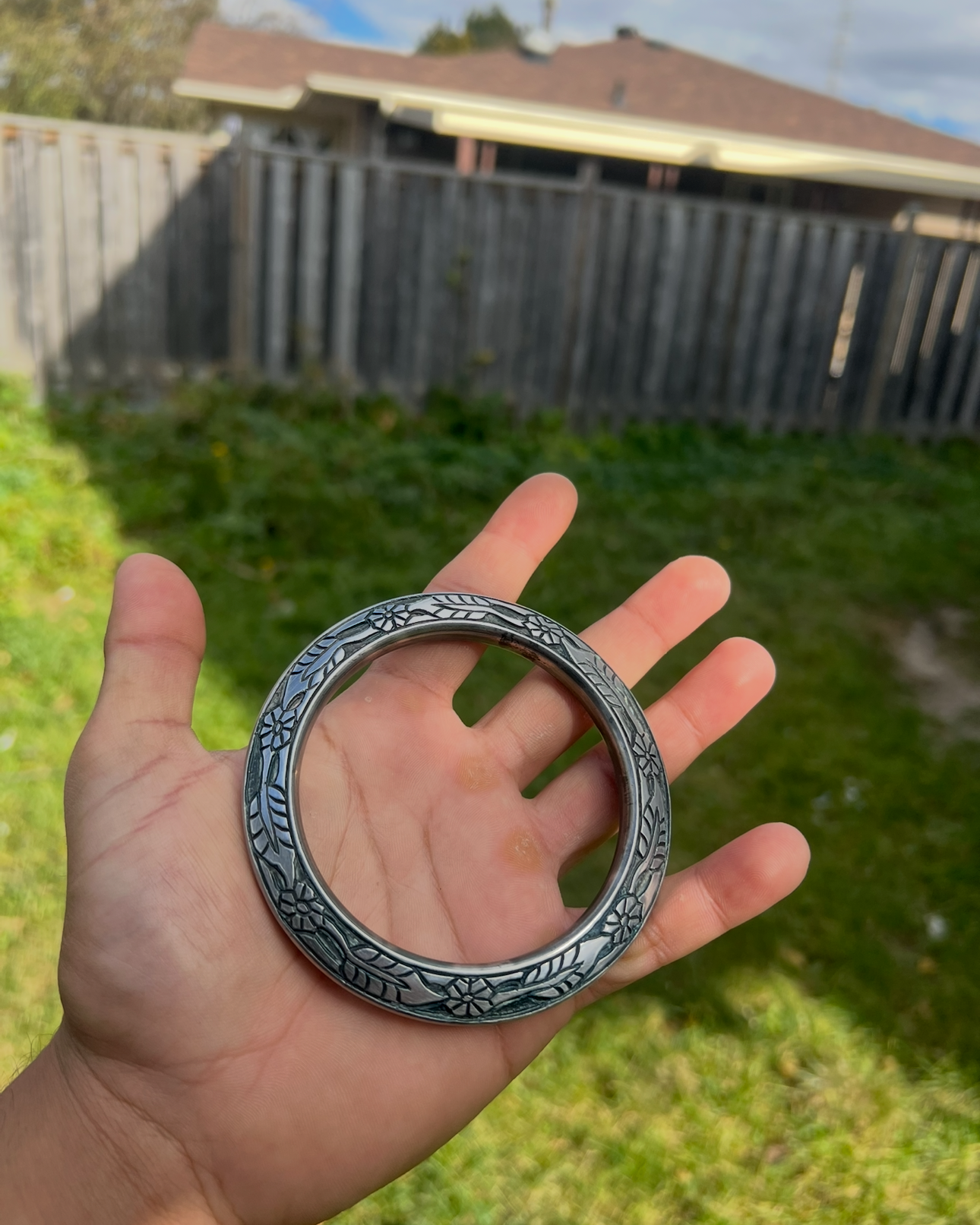 Petal Engraved – Double-sided