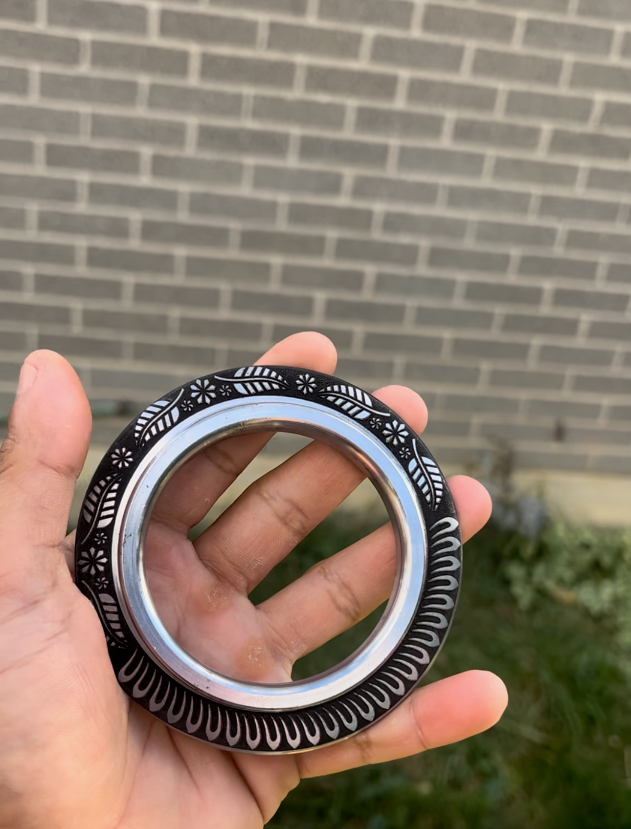 Petal Sunrise Engraved - Double-sided